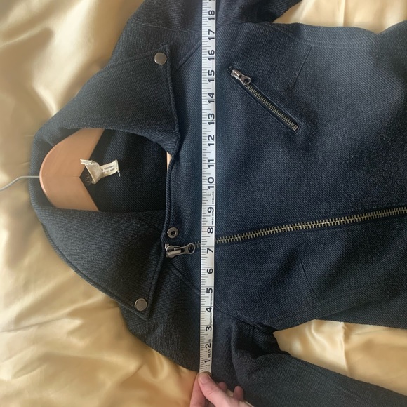 Free people RARE grey zip up jacket - Picture 16 of 16